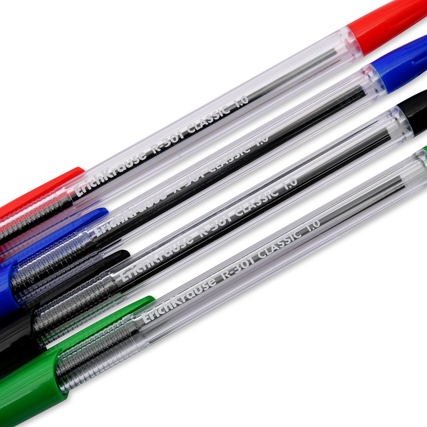 Ручка шариковая ErichKrause R-301 classic stick 1 4шт Ассорти