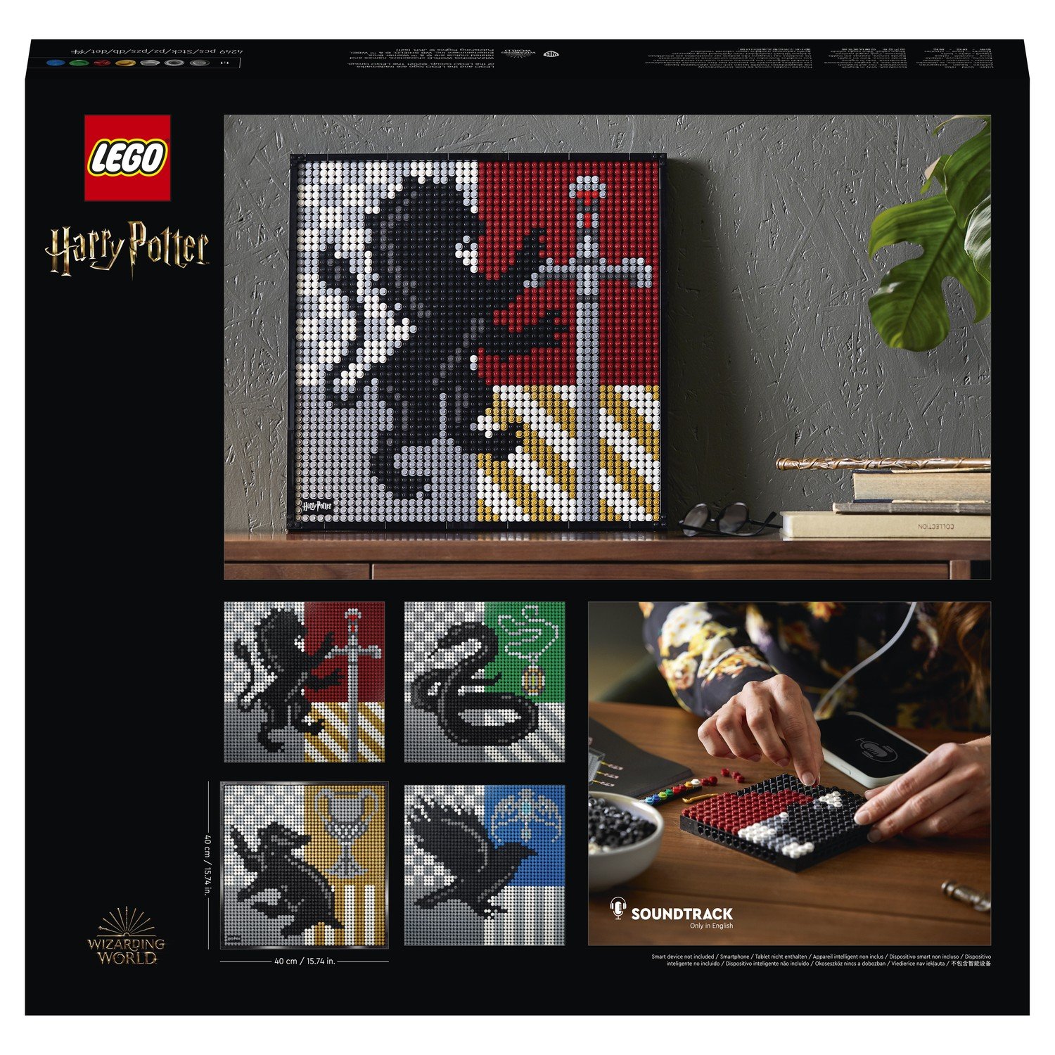 LEGO Art 31201 Гербы Хогвартса Harry Potter Hogwarts Crests