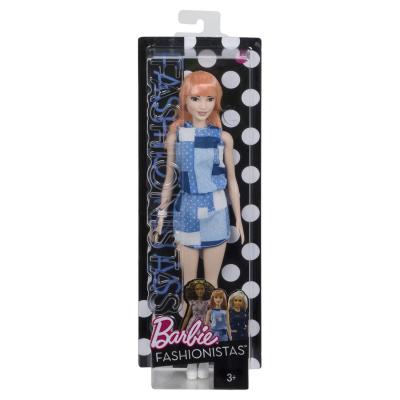 Кукла Barbie Игра с модой Джинсовые заплатки, 29 см, DYY90