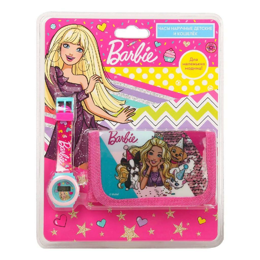 Набор Barbie часы+кошелек BRB0040