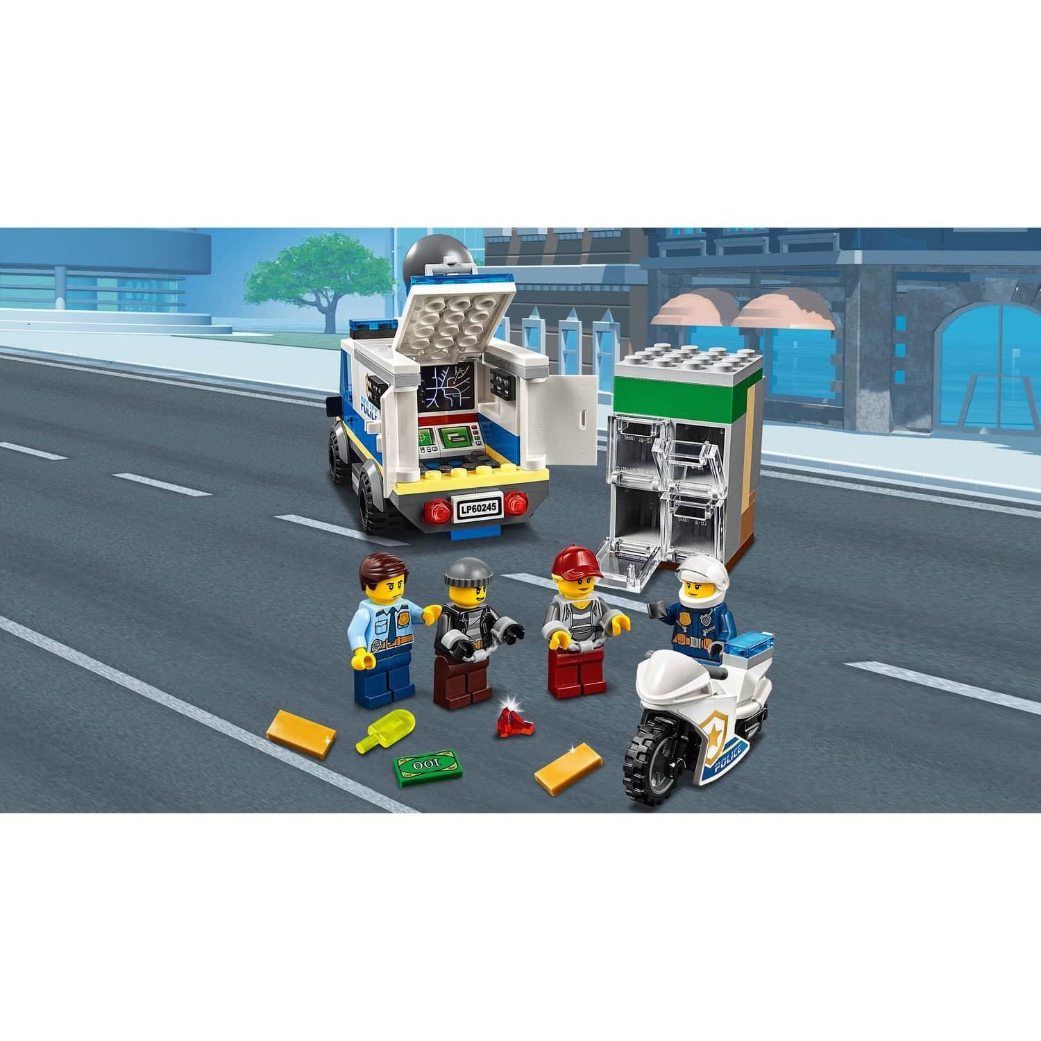 Конструктор LEGO City 60245 Ограбление полицейского монстр-трака