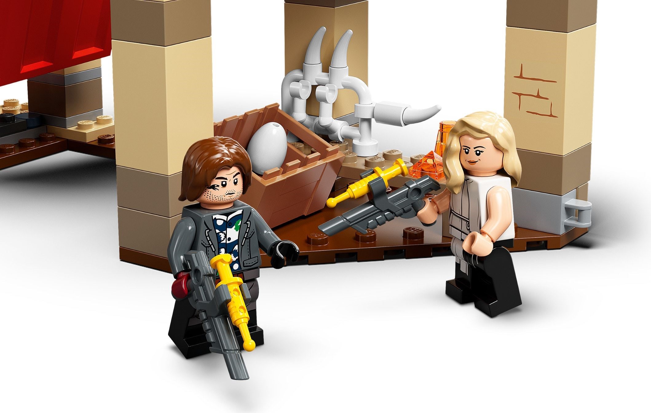 Конструктор LEGO Jurassic World 76948 Побег тираннозавра и атроцираптора