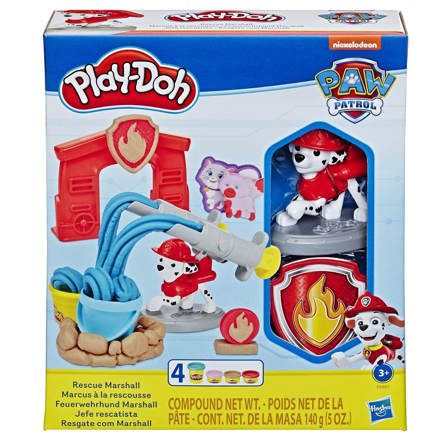 Набор игровой Play-Doh Щенячий патруль Маршалл E6887