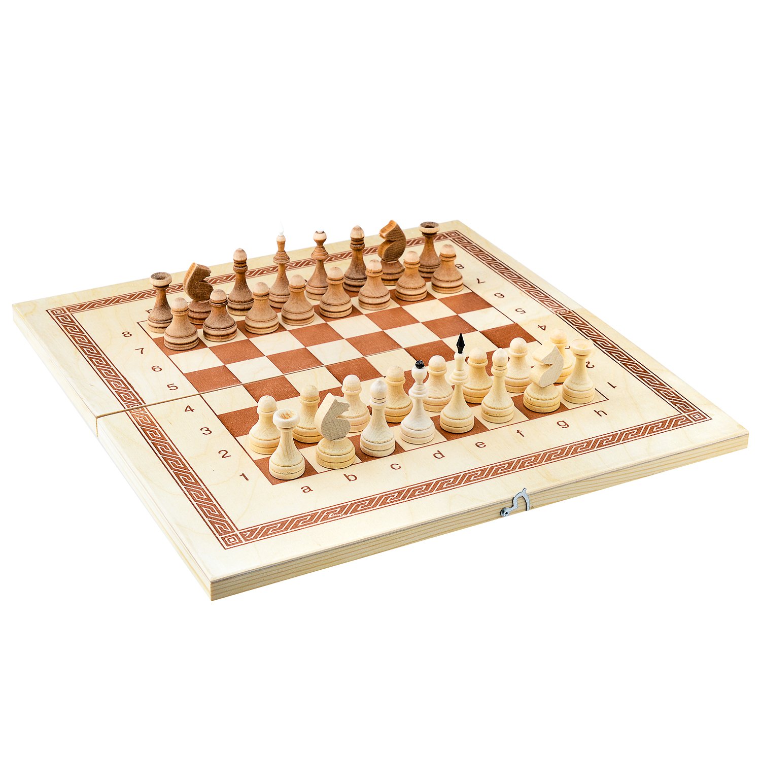 Настольная игра Игра 2в1 малая 400х200х34 шашки шахматы парафин 01221655