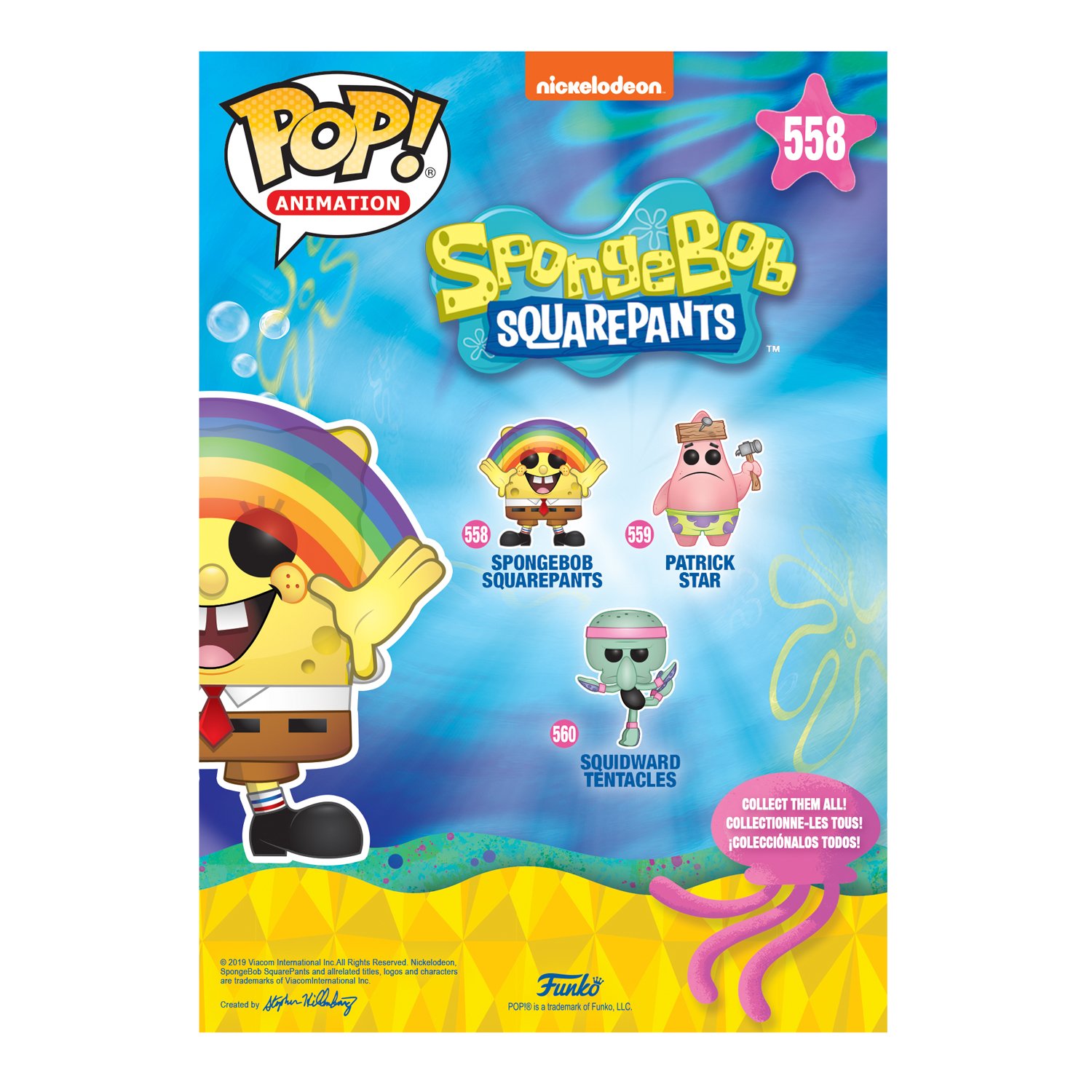 Игрушка Funko Pop Vinyl Spongebob rainbow Fun2302