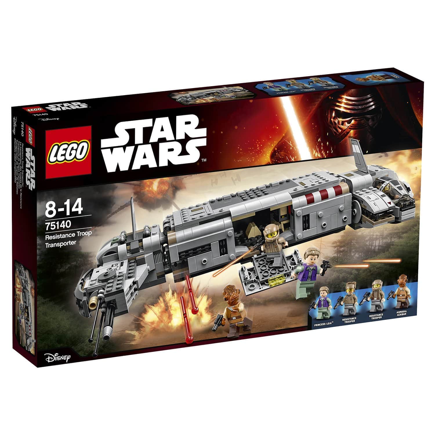 Конструктор LEGO Star Wars 75140 Десантный корабль Сопротивления