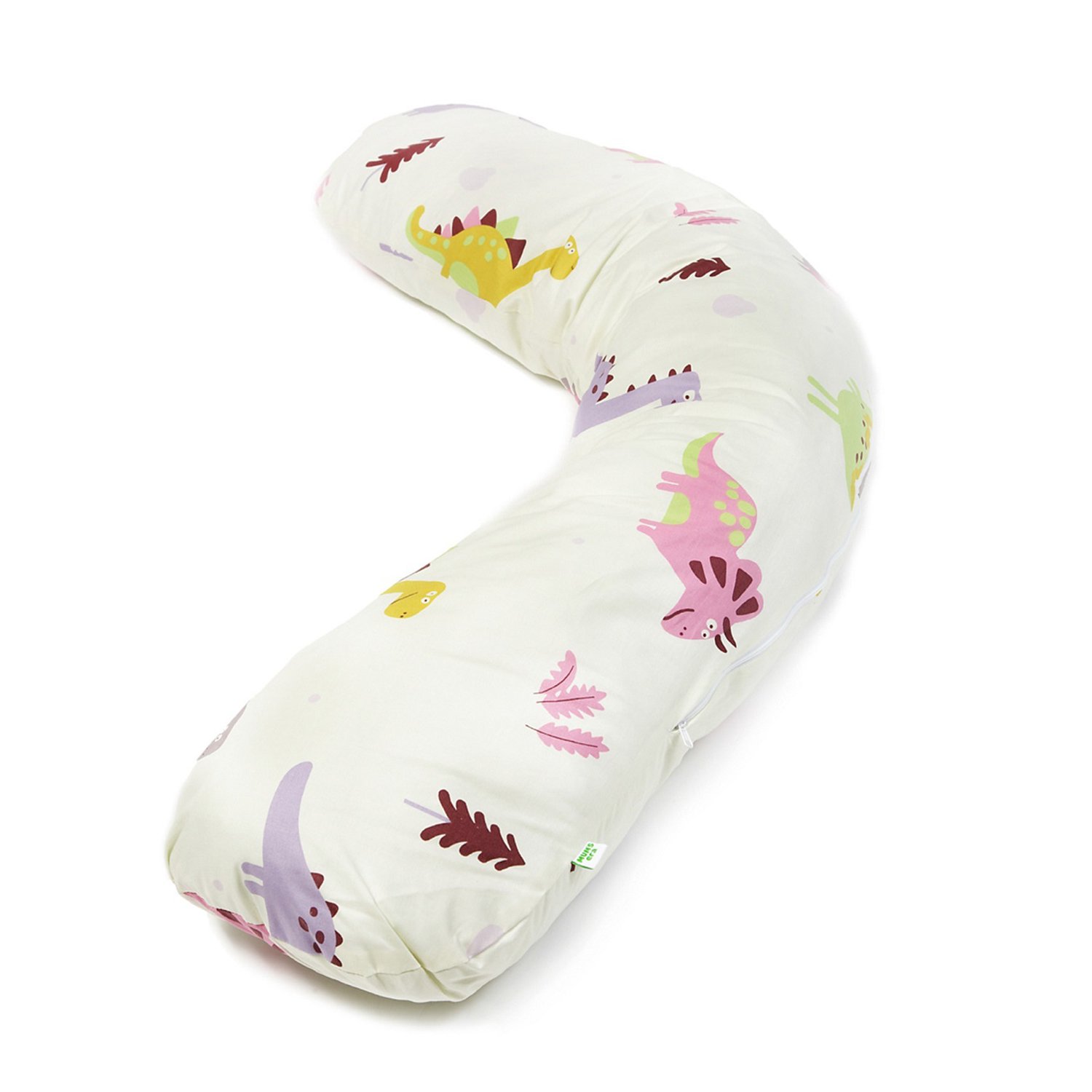 Подушка для беременных и кормящих Mum's Era Дино Белый
