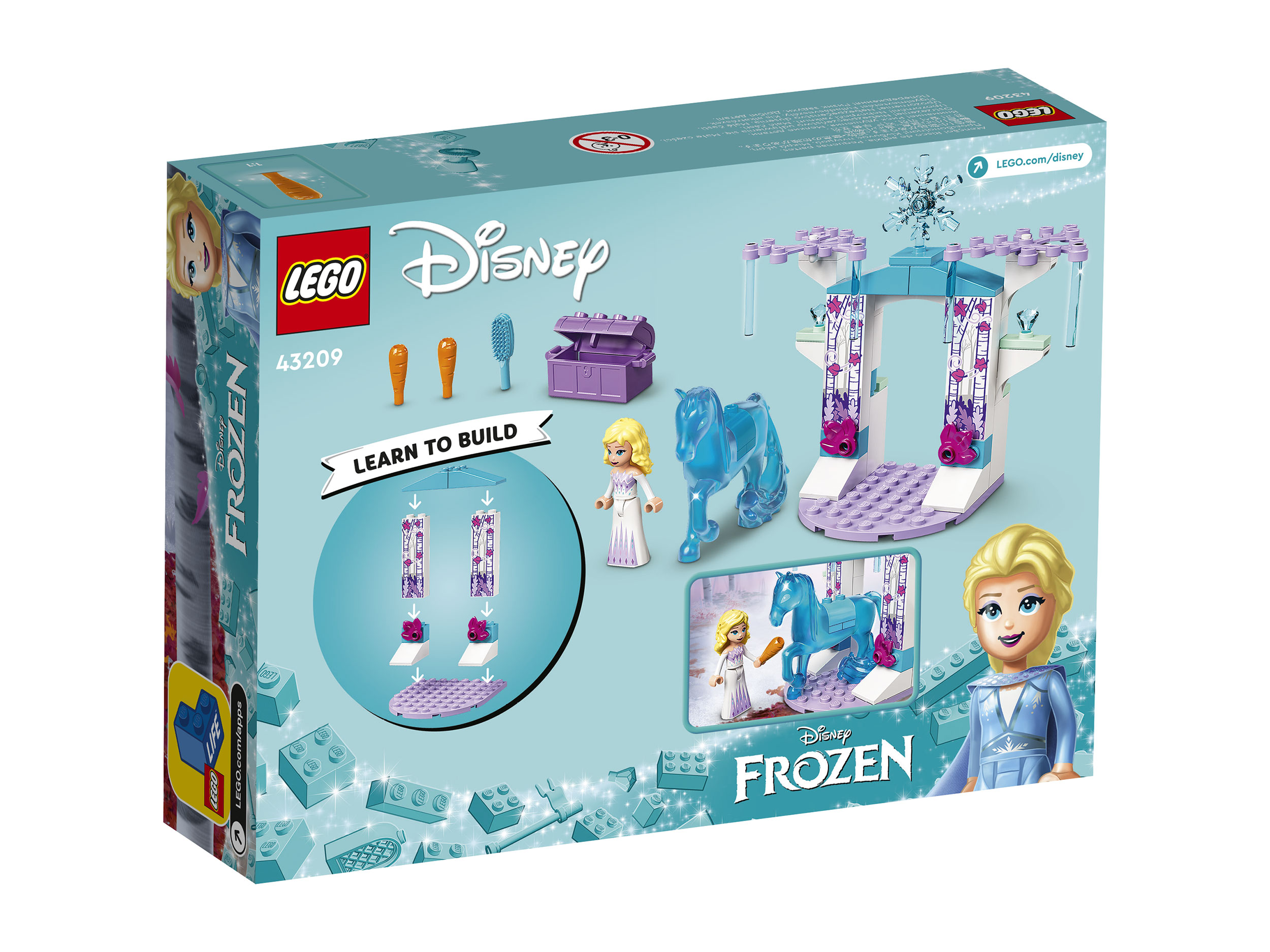 Конструктор LEGO Disney 43209 Ледяная конюшня Эльзы и Нокка