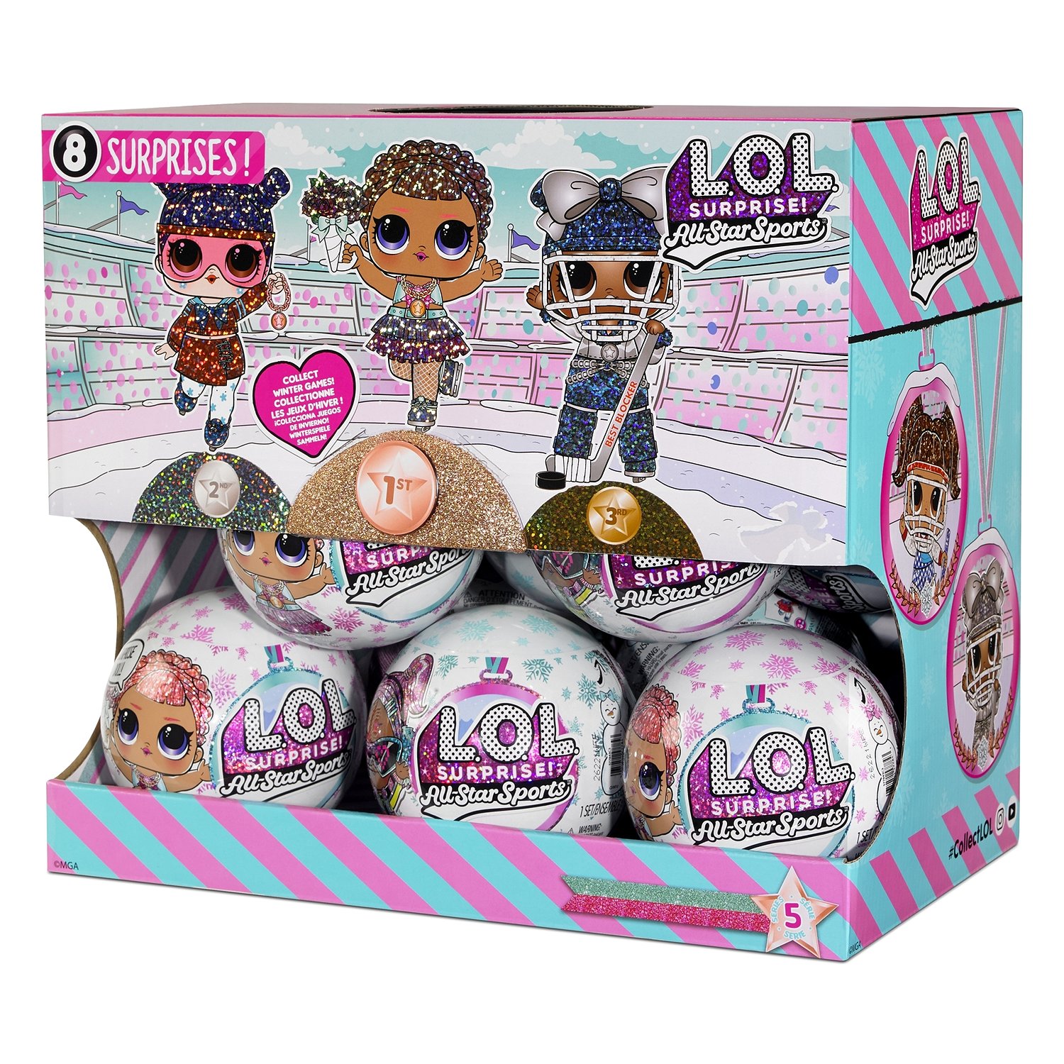 Кукла L.O.L. Surprise! All Star Sports Winter Games в непрозрачной упаковке (Сюрприз) 577843EUC