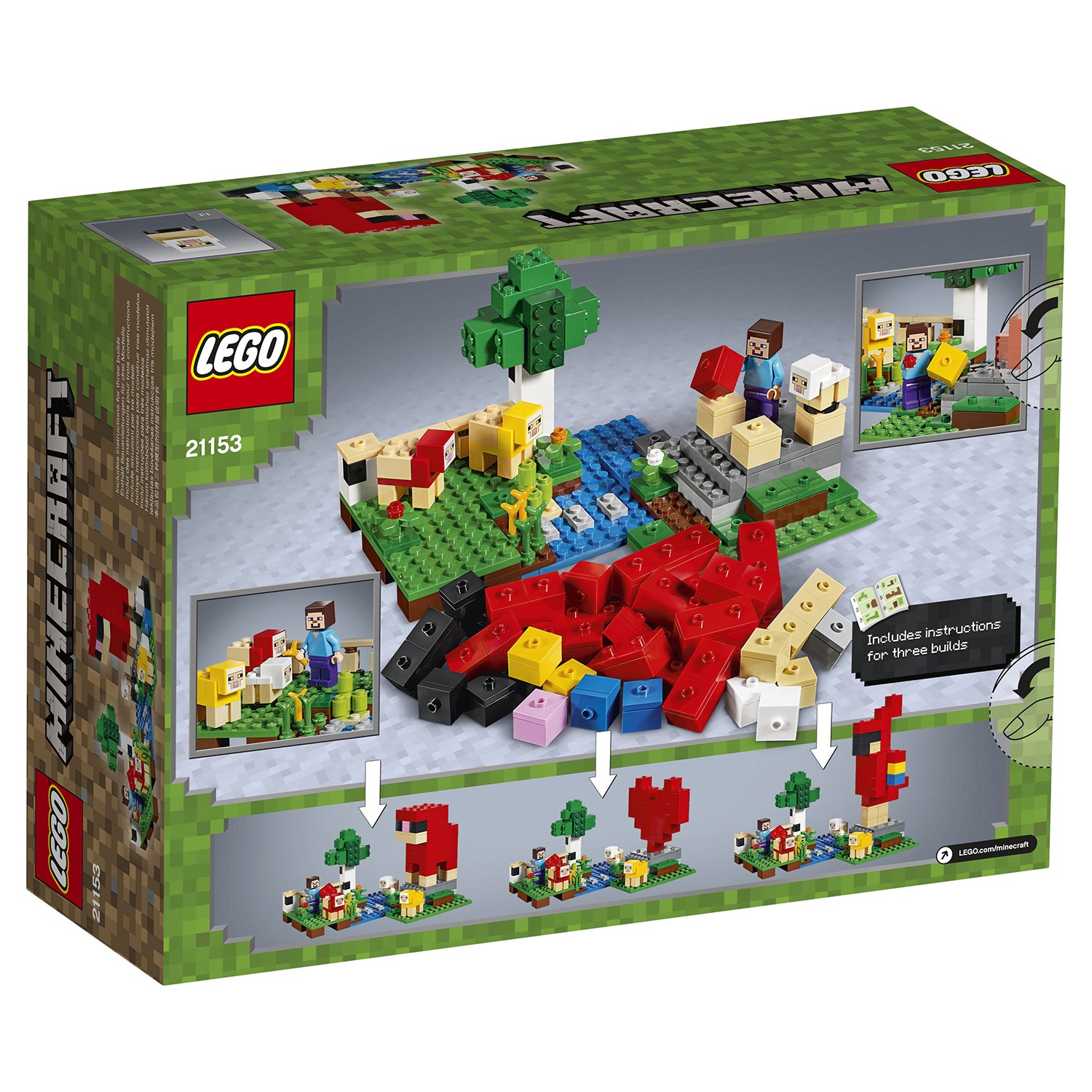 Конструктор LEGO Minecraft 21153 Шерстяная ферма