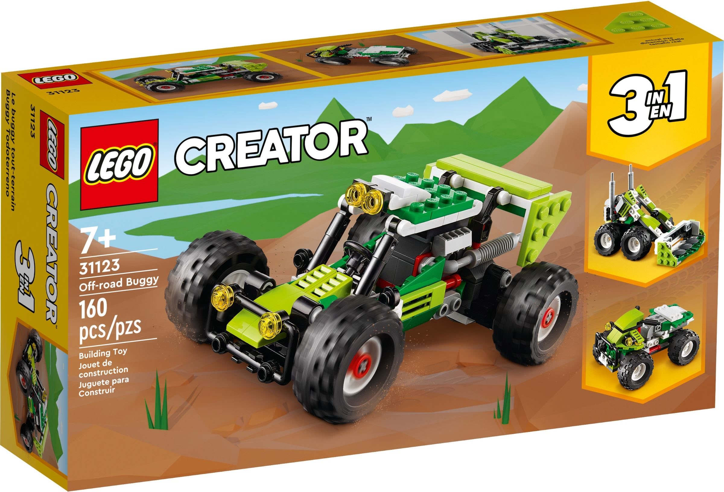 Конструктор LEGO Creator 3 в 1 31123 Багги-внедорожник