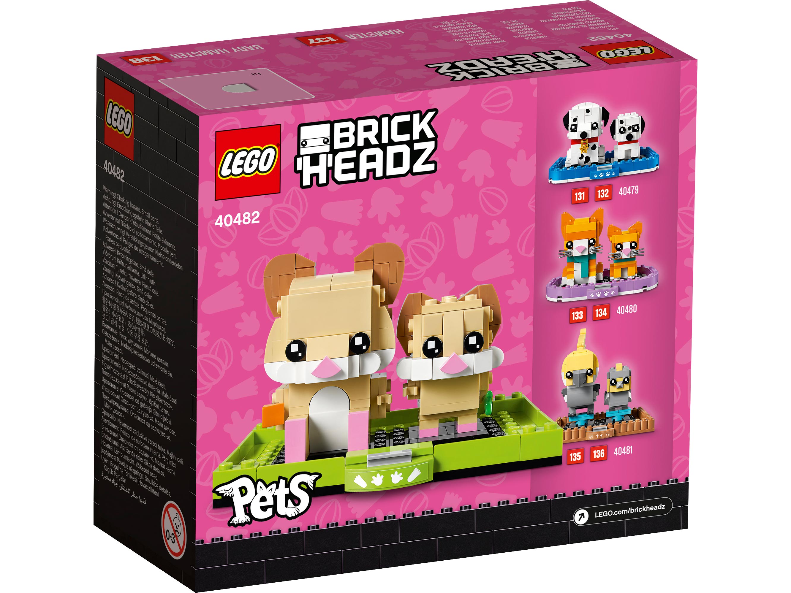 Конструктор LEGO BrickHeadz 40482 Хомяк