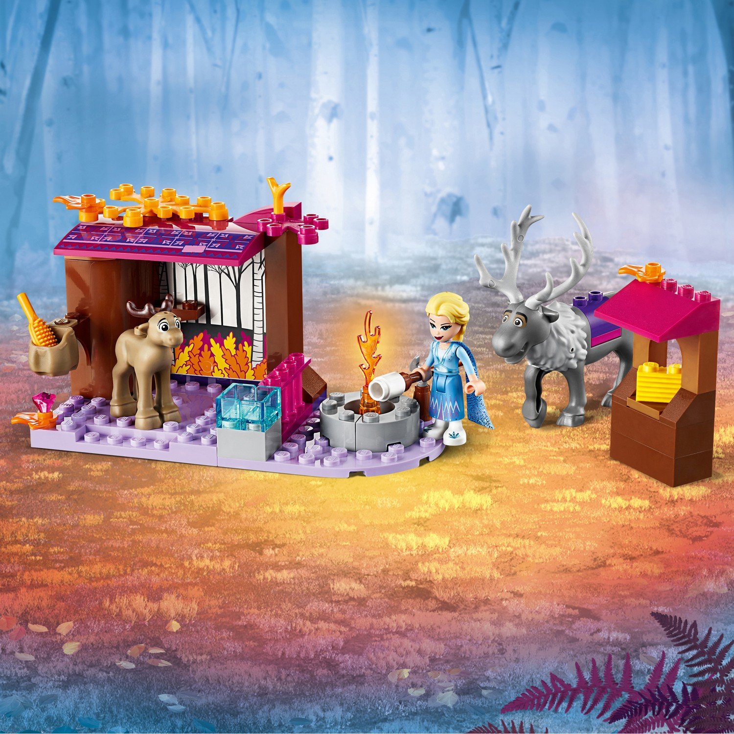 Конструктор LEGO Disney Frozen Дорожные приключения Эльзы 41166