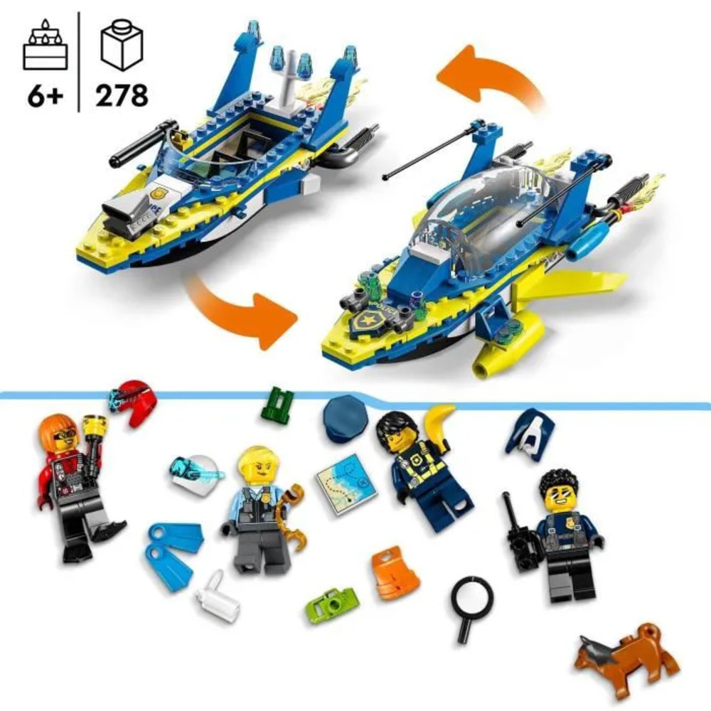 Конструктор LEGO City 60355 Расследование водной полиции