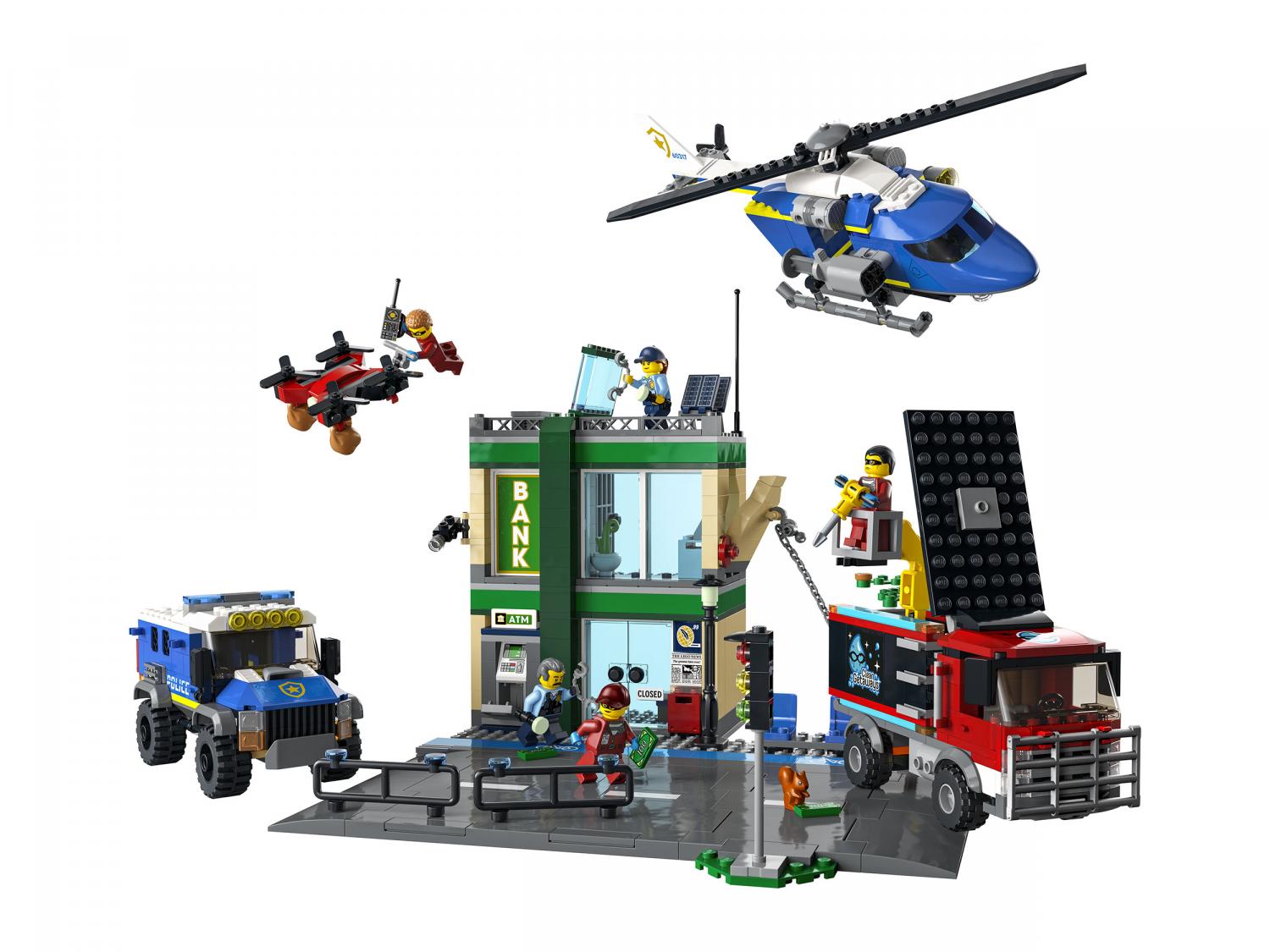 Конструктор LEGO City Police 60317 Полицейская погоня в банке