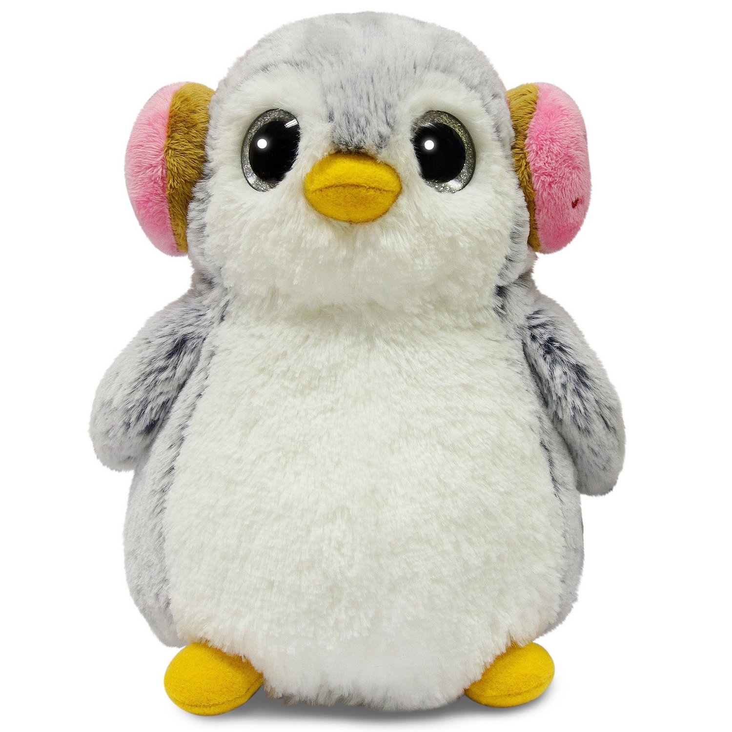 Игрушка мягкая Aurora Пингвин в наушниках 161476D