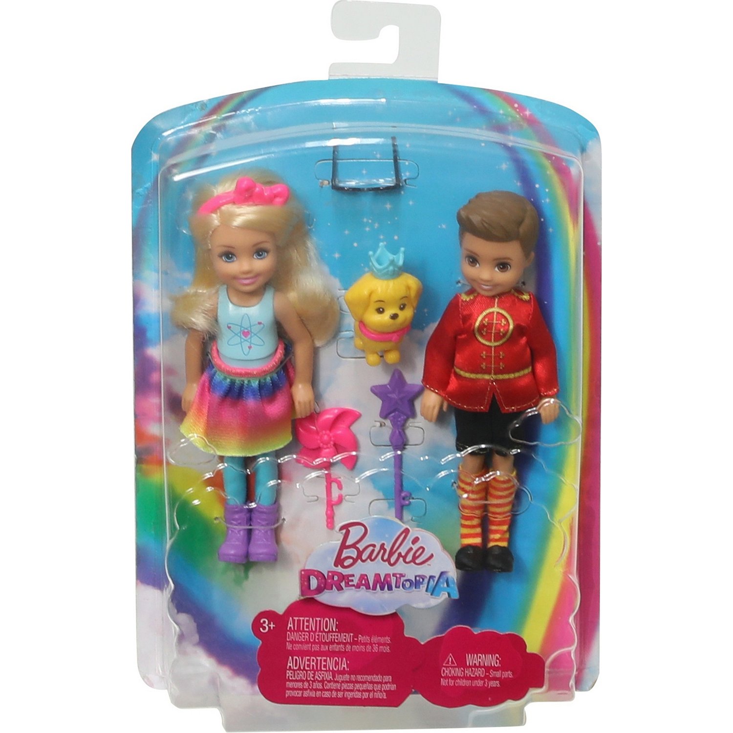 Набор кукол Barbie Дримтопия Челси и Отто, 14 см, FRB14