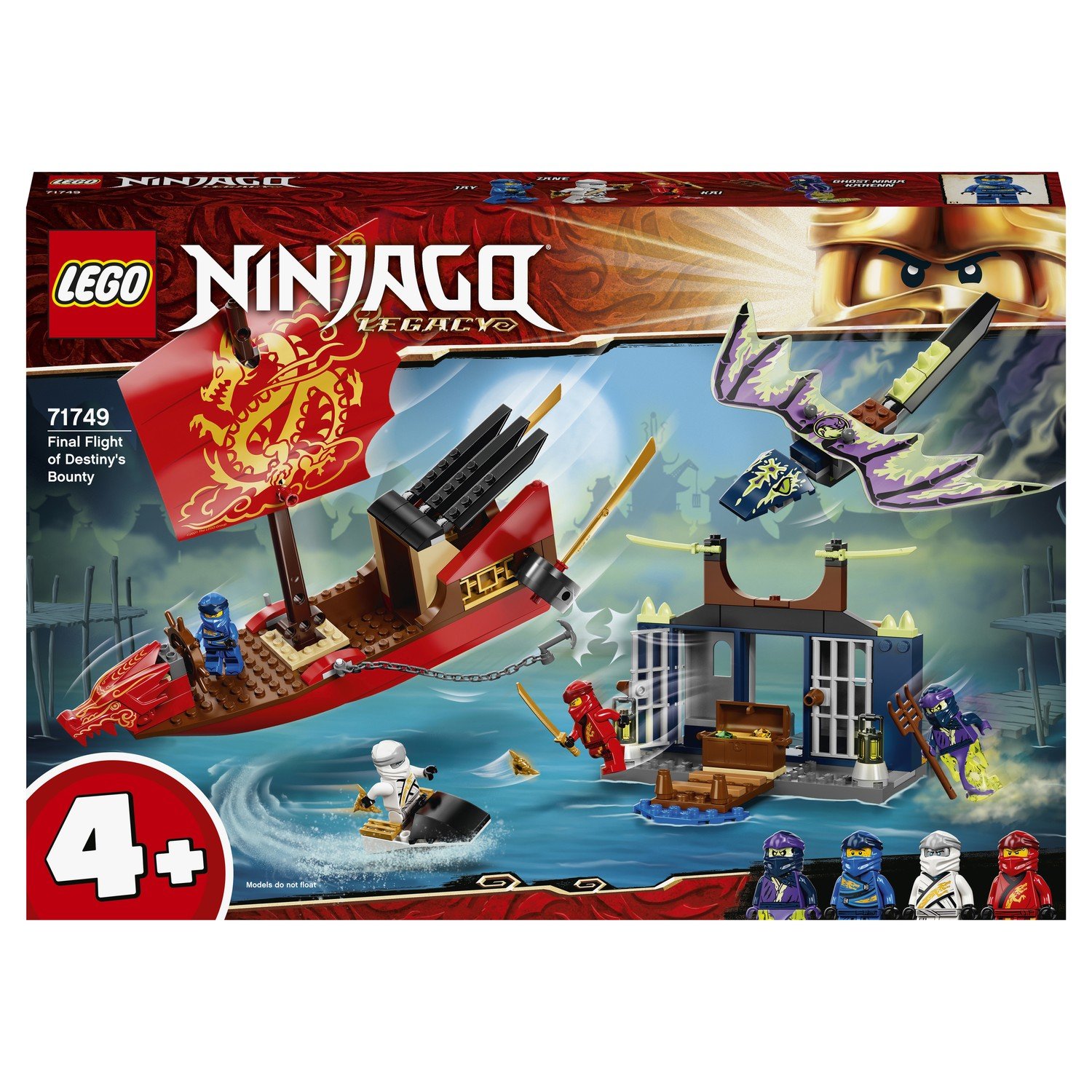 Конструктор LEGO Ninjago Дар Судьбы Решающая битва 71749