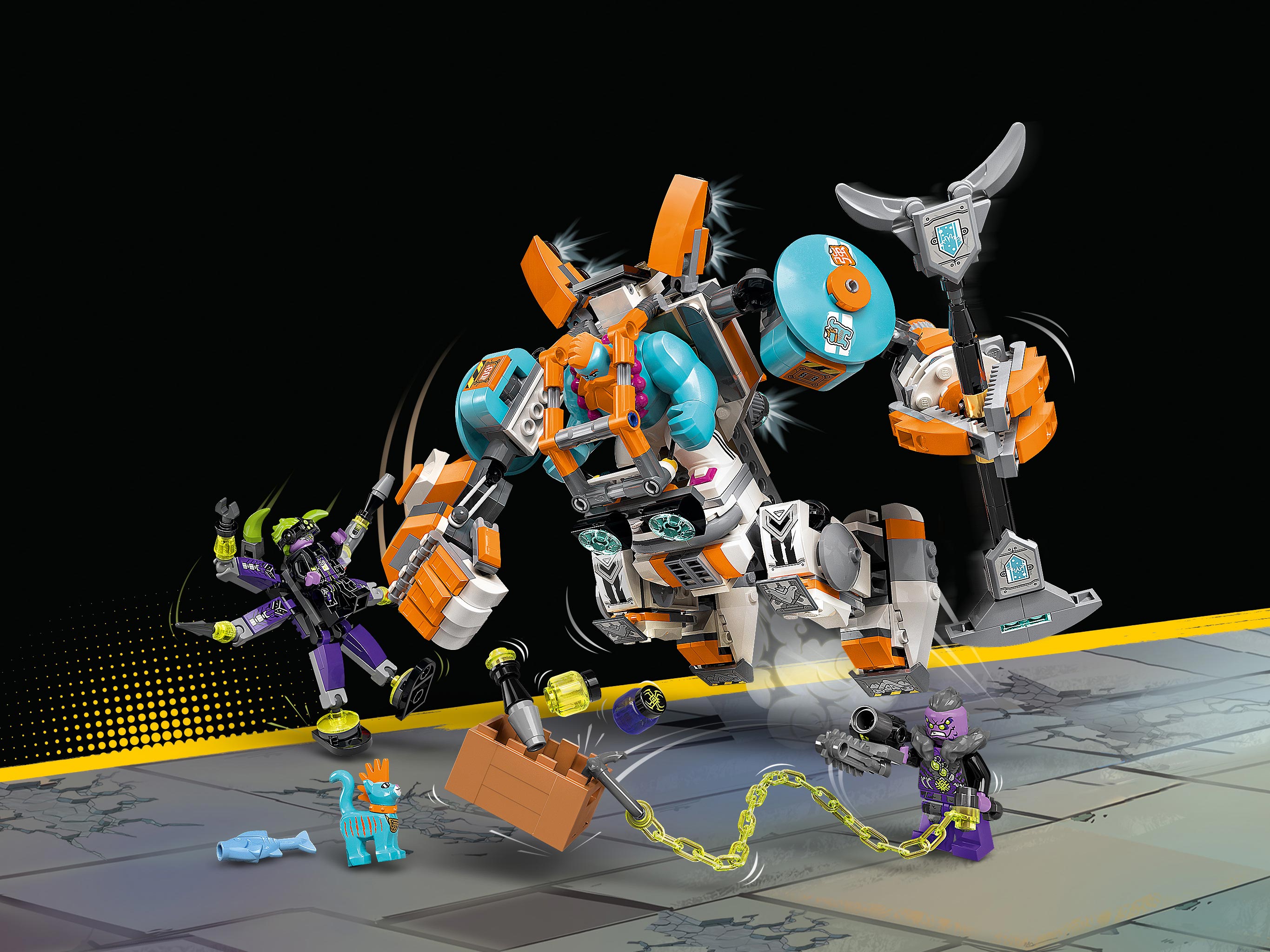 Конструктор LEGO Monkie Kid 80025 Конструктор Погрузочный робот Сэнди