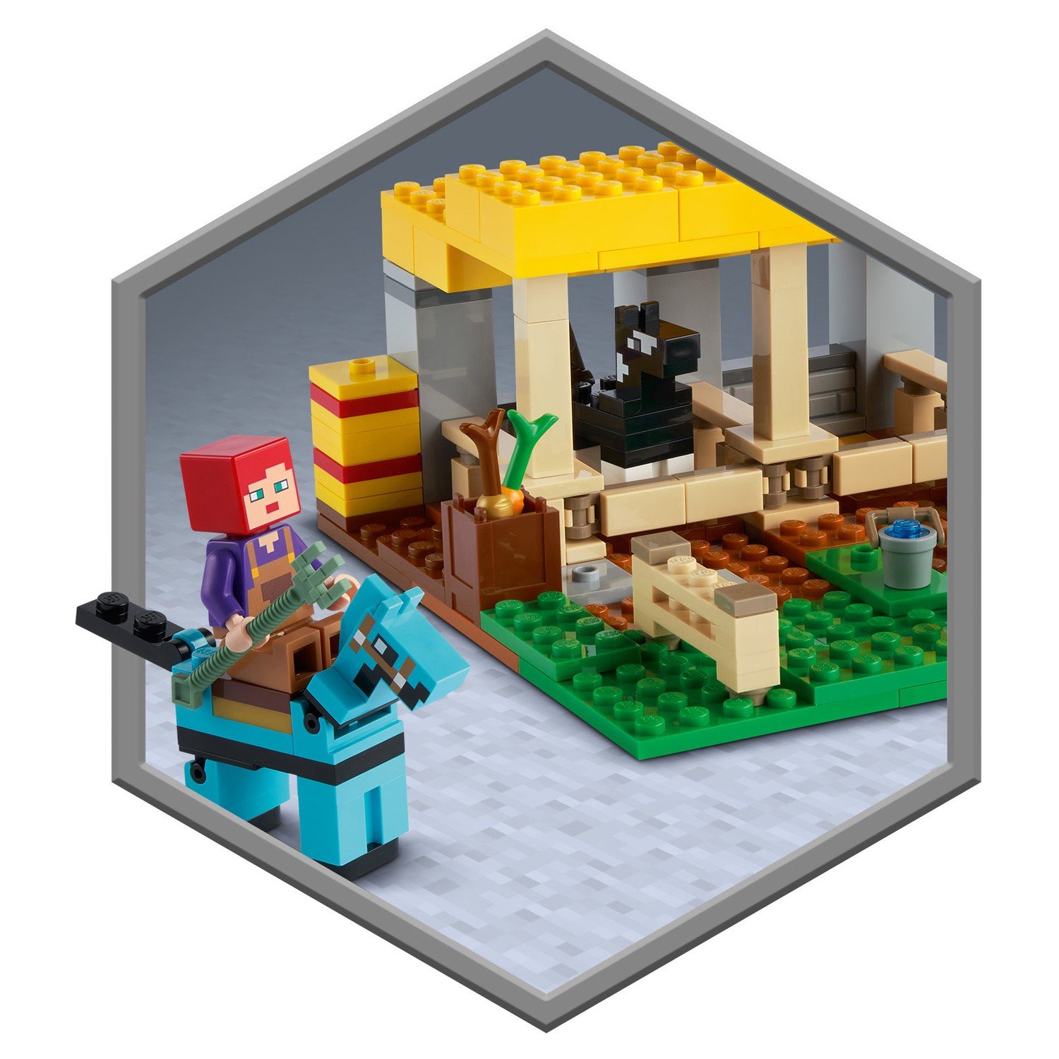 Конструктор LEGO Minecraft Конюшня 21171
