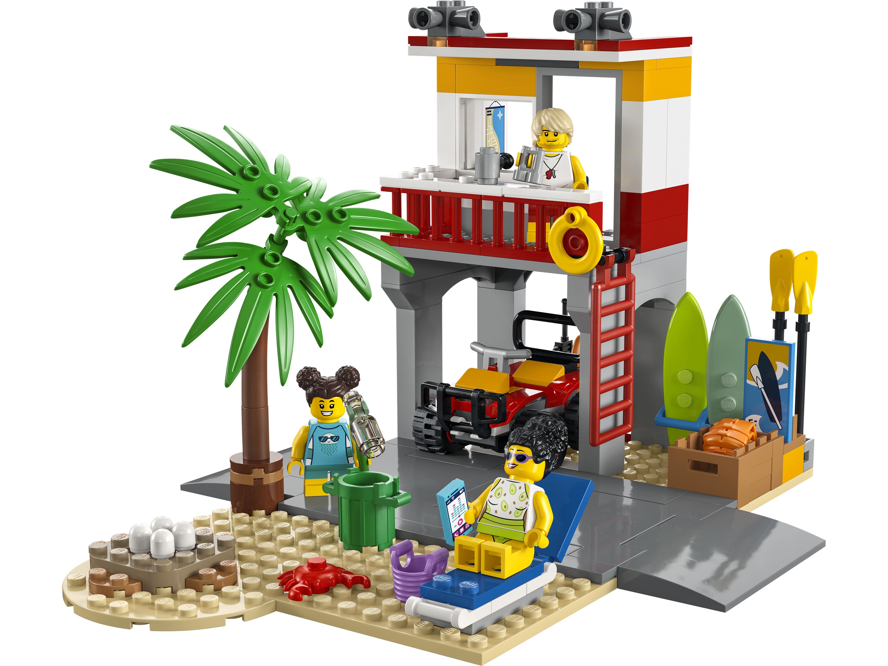 Конструктор LEGO City 60328 Пост спасателей на пляже