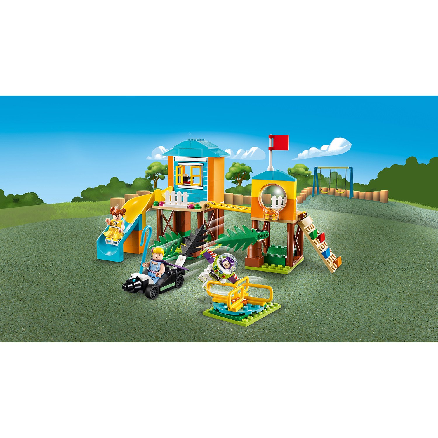 Конструктор LEGO Toy Story Приключения Базза и Бо Пип на детской площадке 10768