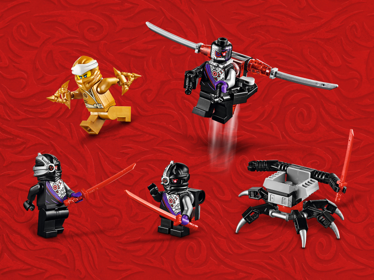 Конструктор LEGO Minifigures серия Ninjago 40374 Золотой Зейн