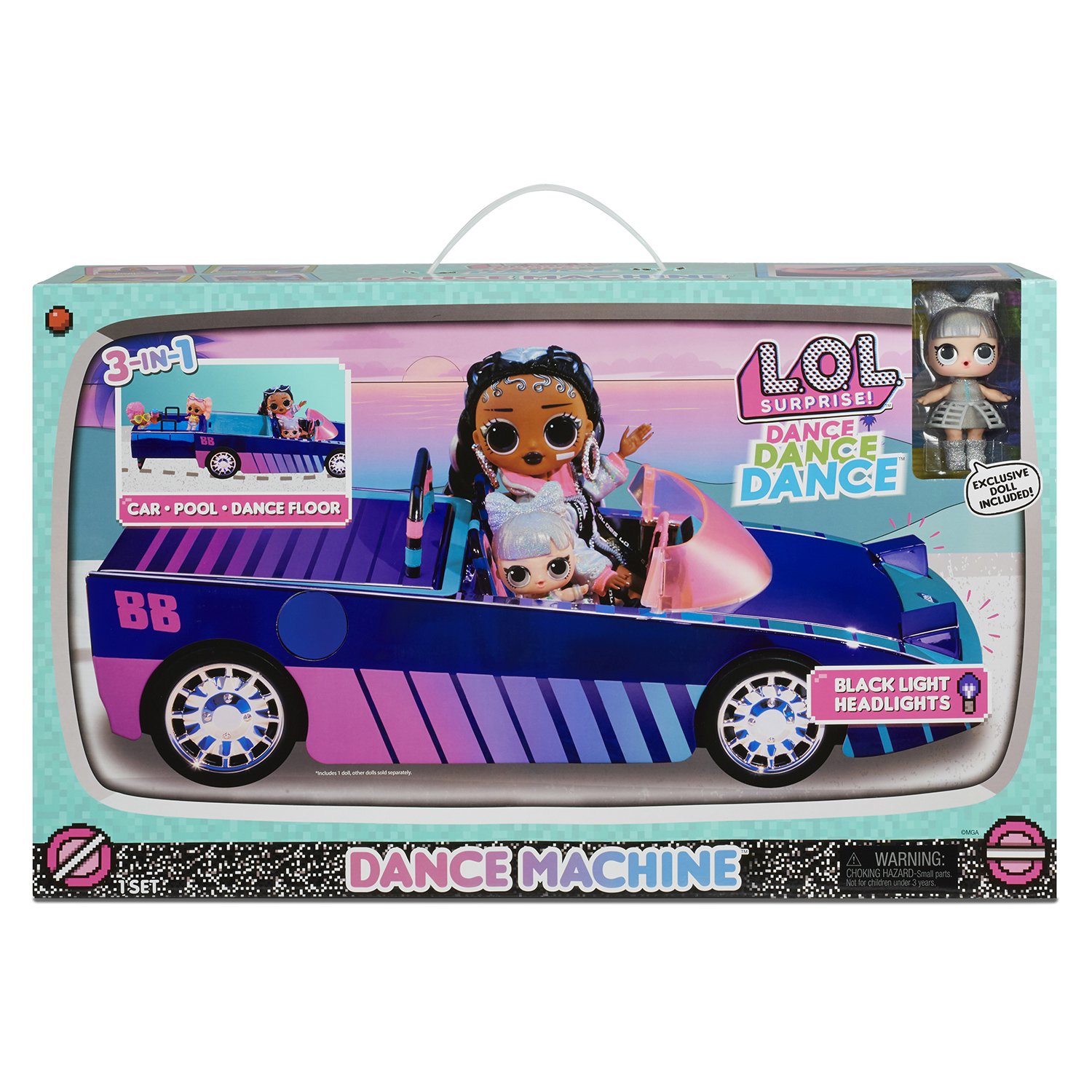 Набор игровой LOL Dance Machine с машиной и куклой 117933EUC
