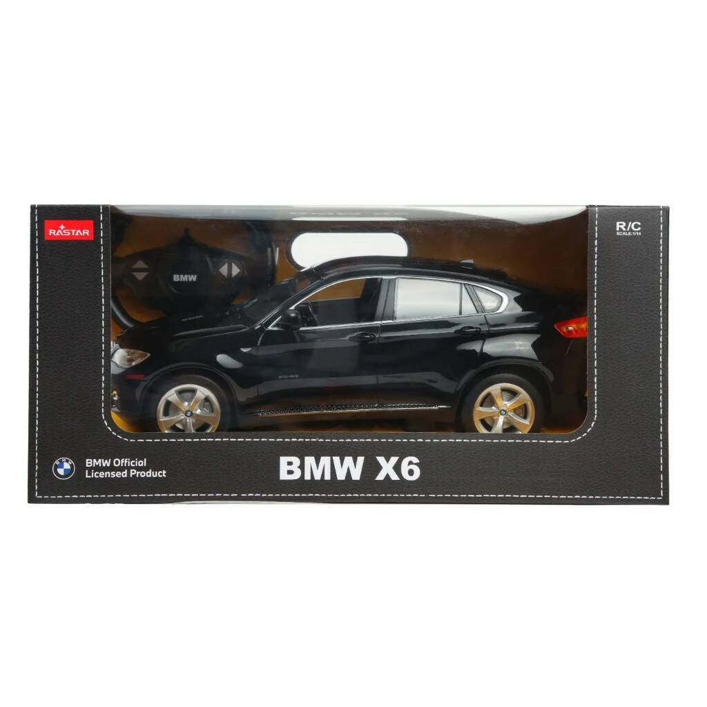 Машина Rastar РУ 1:14 BMW X6 Черная 31400 Rastar