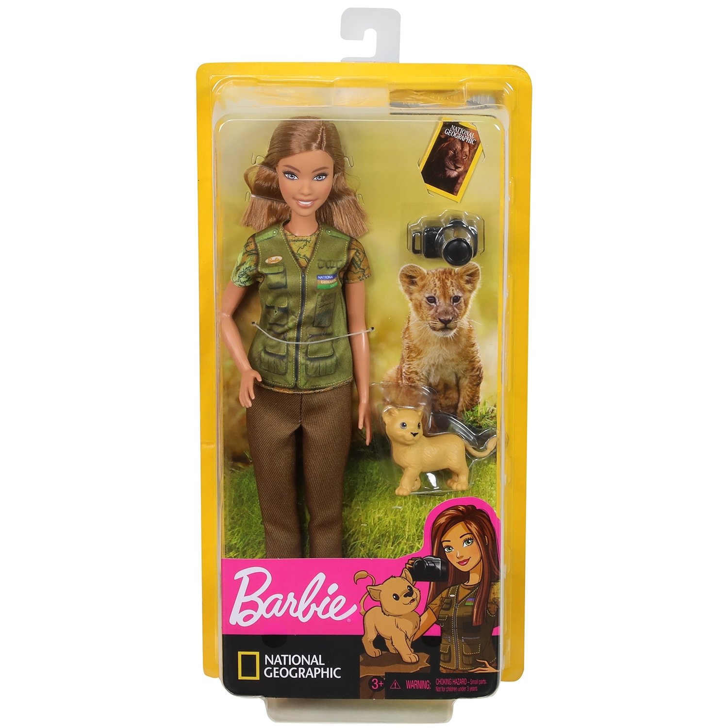 Кукла Barbie Кем быть? Nat Geo Фотожурналист, GDM46