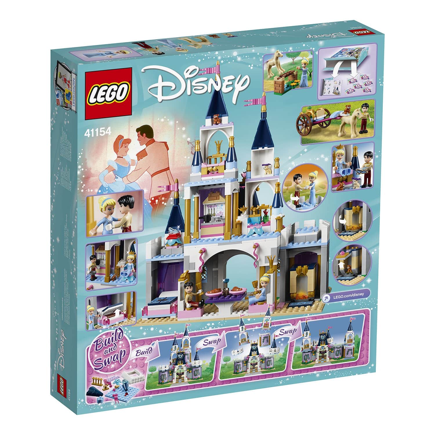 Конструктор LEGO Disney Princess 41154 Волшебный замок Золушки
