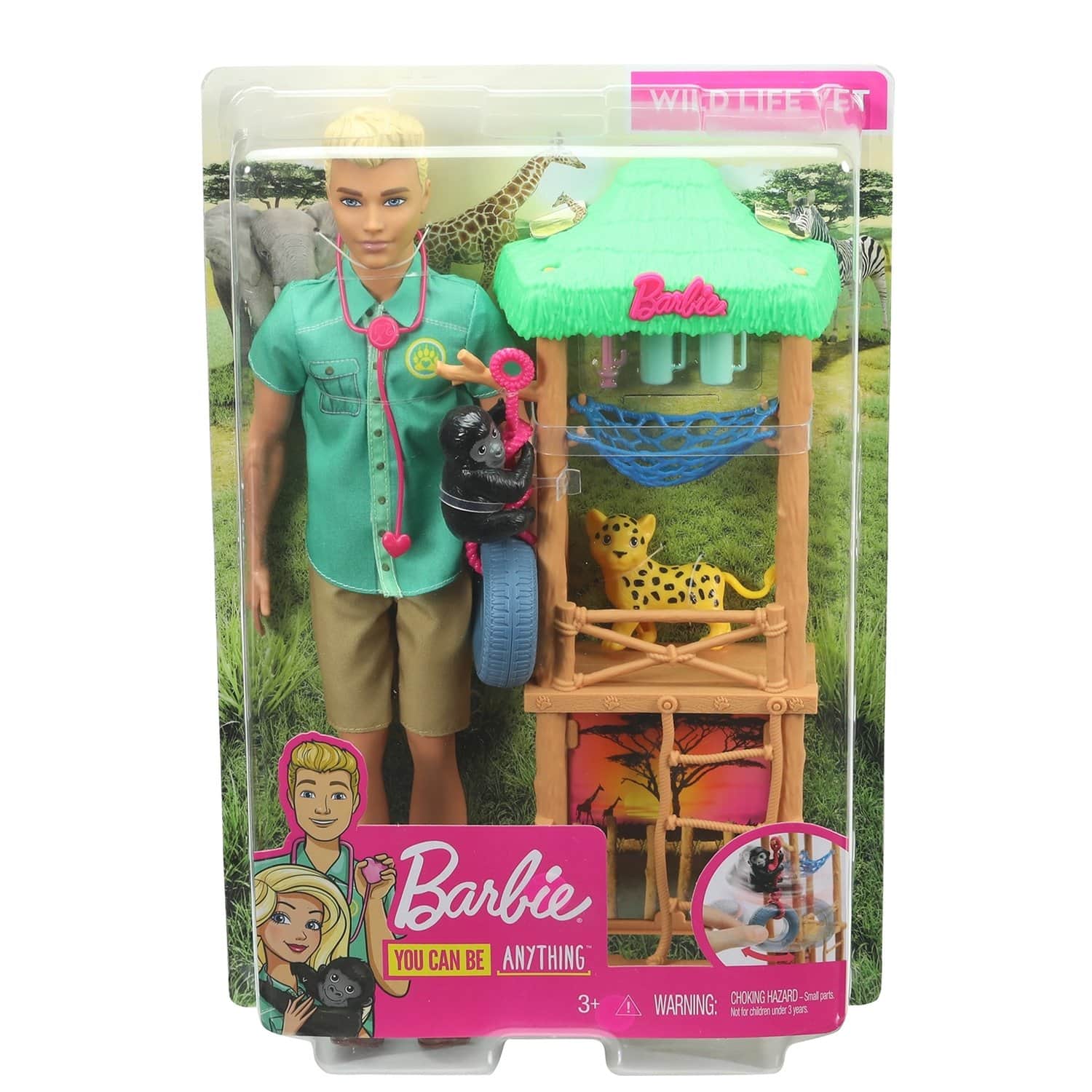 Кукла Barbie Профессии Кен дрессировщик, GJM33