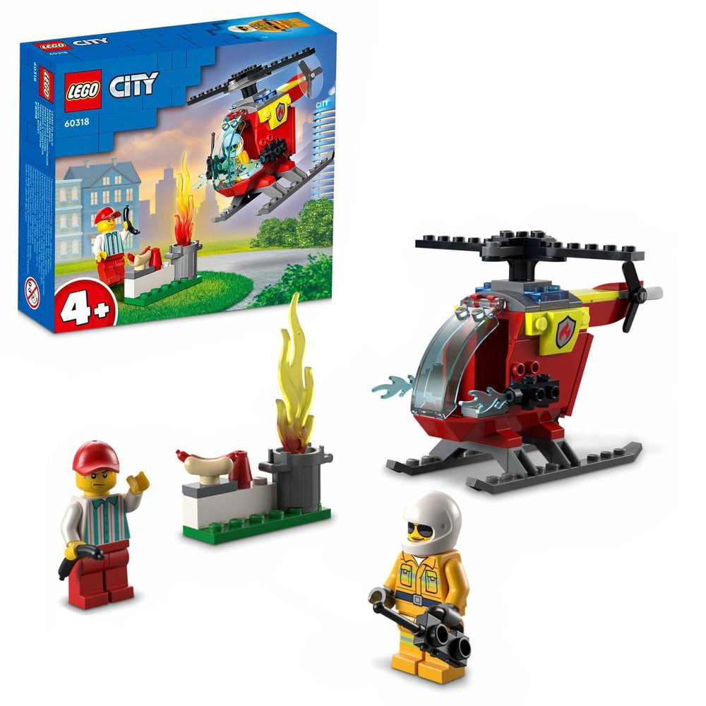 Конструктор Lego City 60318 Пожарный вертолёт