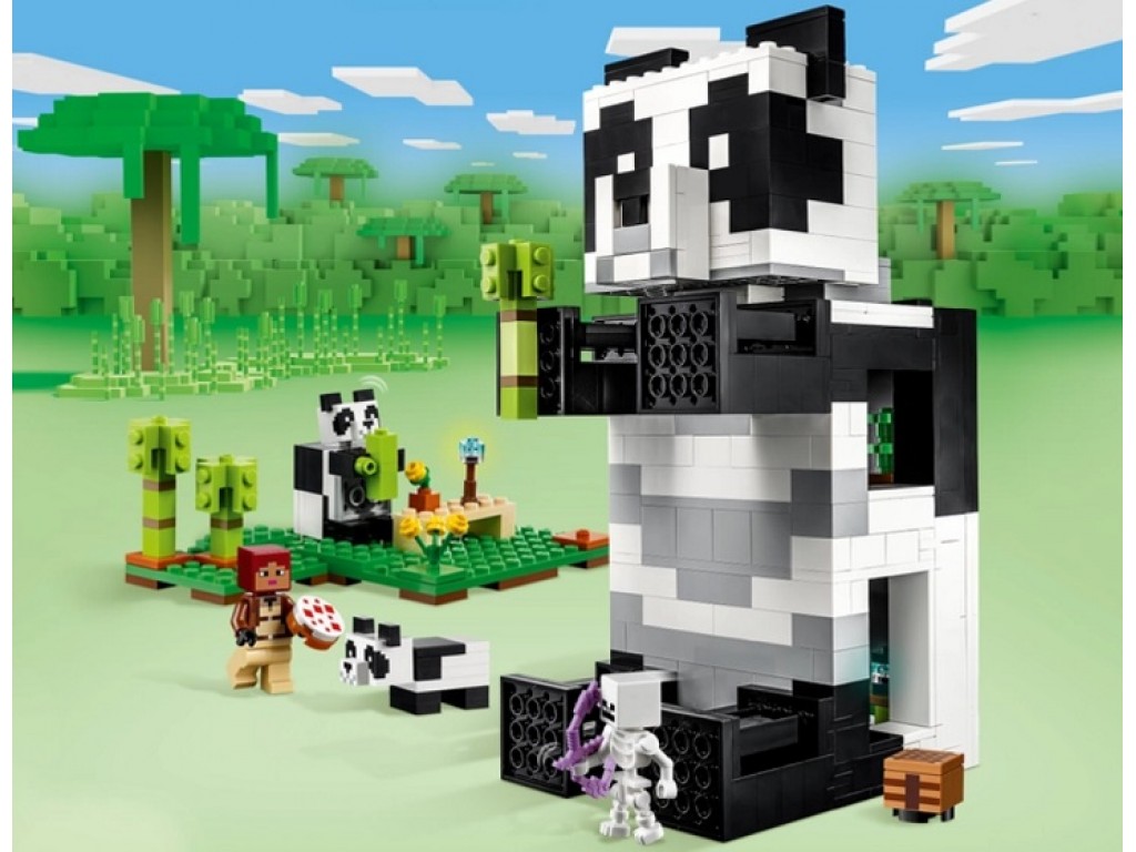 Конструктор LEGO Minecraft 21245 Заповедник панды