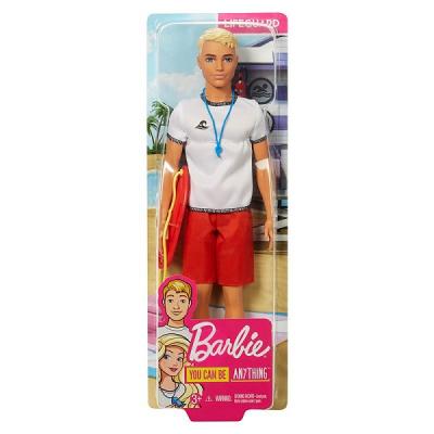 Кукла Barbie Кем быть? Спасатель Кен, 30 см, FXP04