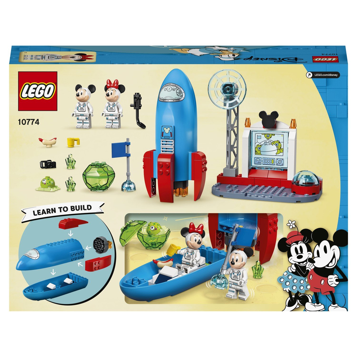 Конструктор LEGO Mickey and Friends 10774 Космическая ракета Микки и Минни