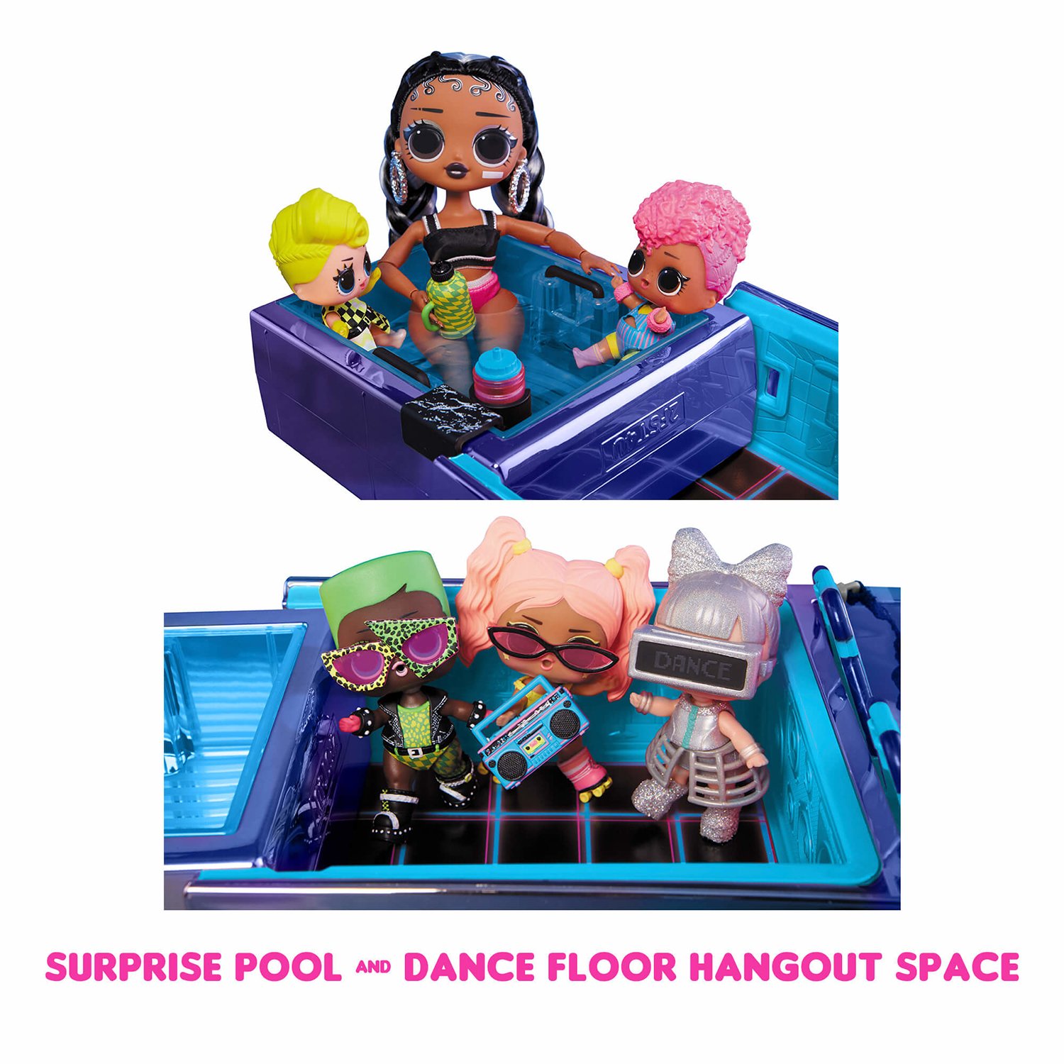 Набор игровой LOL Dance Machine с машиной и куклой 117933EUC