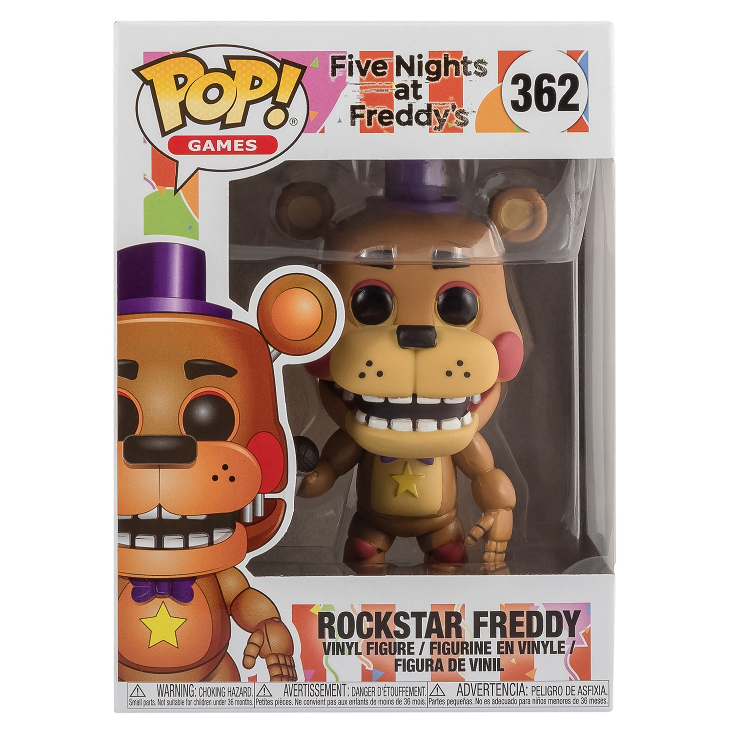 Фигурка Funko Pop vinyl Fnaf pizza Rockstar Freddy