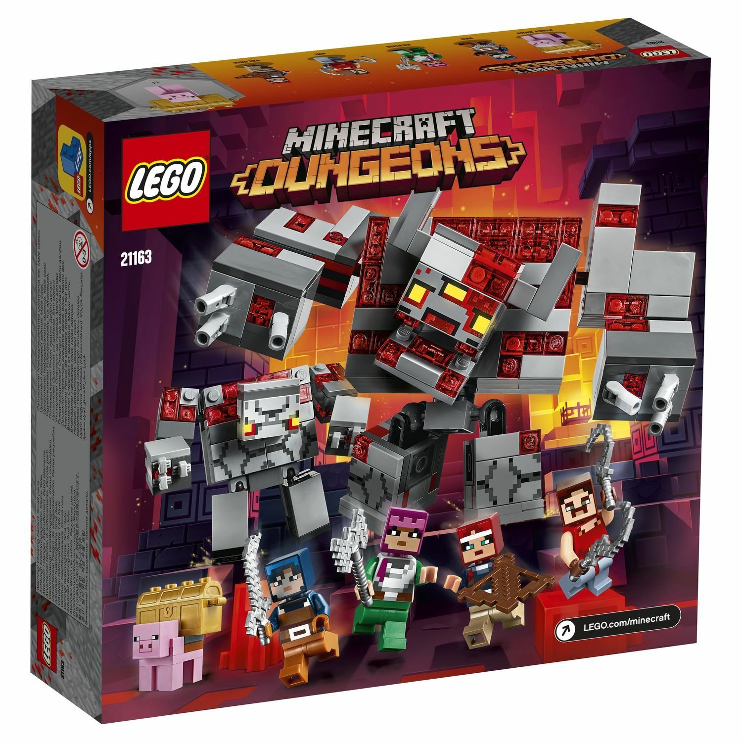 Конструктор LEGO Minecraft 21163 Битва за красную пыль
