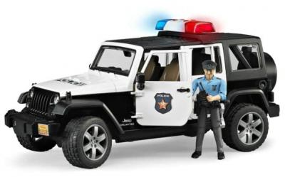 Внедорожник Bruder Jeep Wrangler Unlimited Rubicon Полиция, с фигуркой (02-526) 1:16 31 см