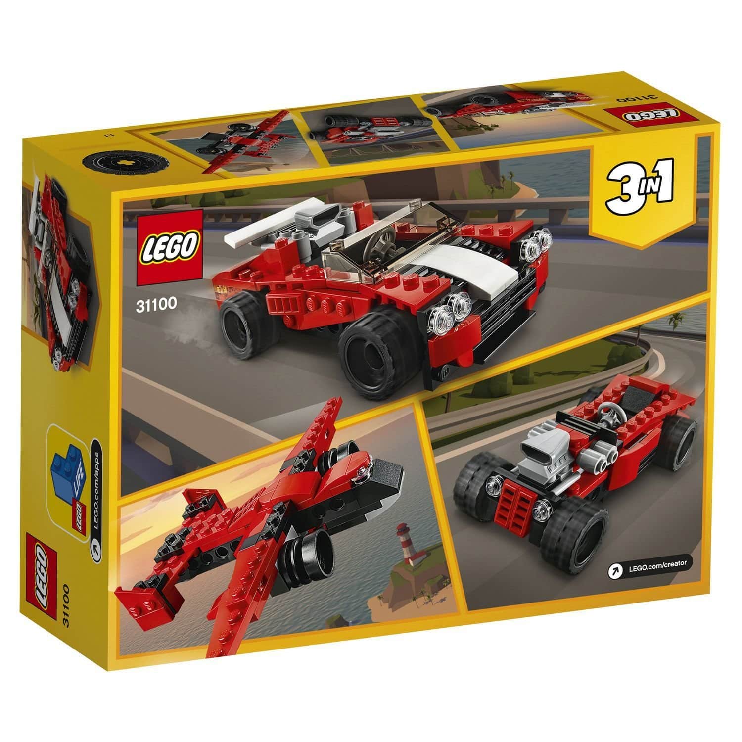 Конструктор LEGO Creator 3 в 1 31100 Спортивный автомобиль