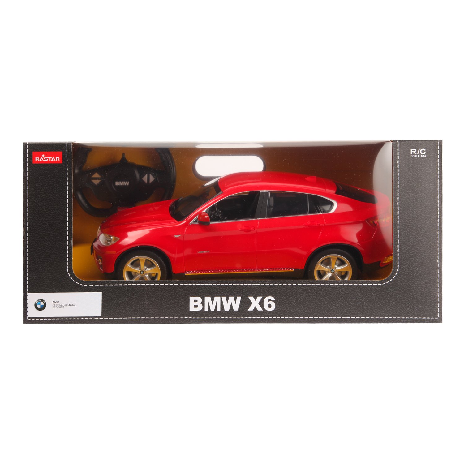 Машина Rastar РУ 1:14 BMW X6 Красная 31400