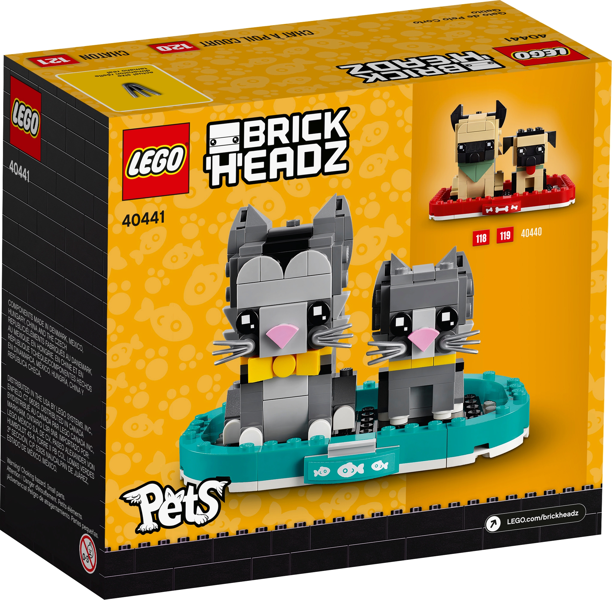 Сувенирный набор LEGO BrickHeadz 40441 Сувенирный набор Короткошёрстные коты