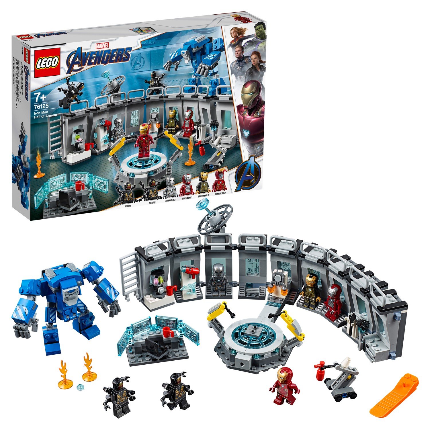 Конструктор LEGO Marvel Super Heroes 76125 Лаборатория Железного человека