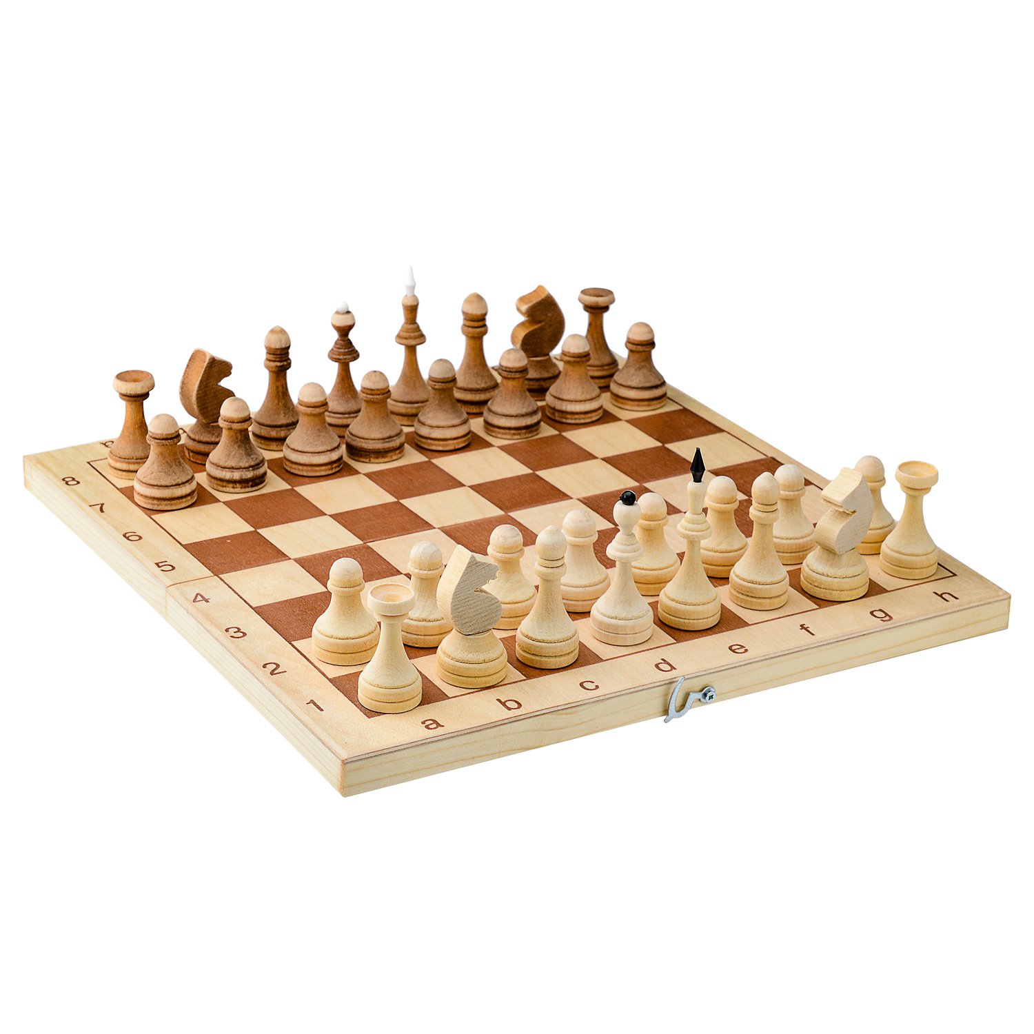 Настольная игра Игра Шахматы обиходные парафинированные в доске  01105409