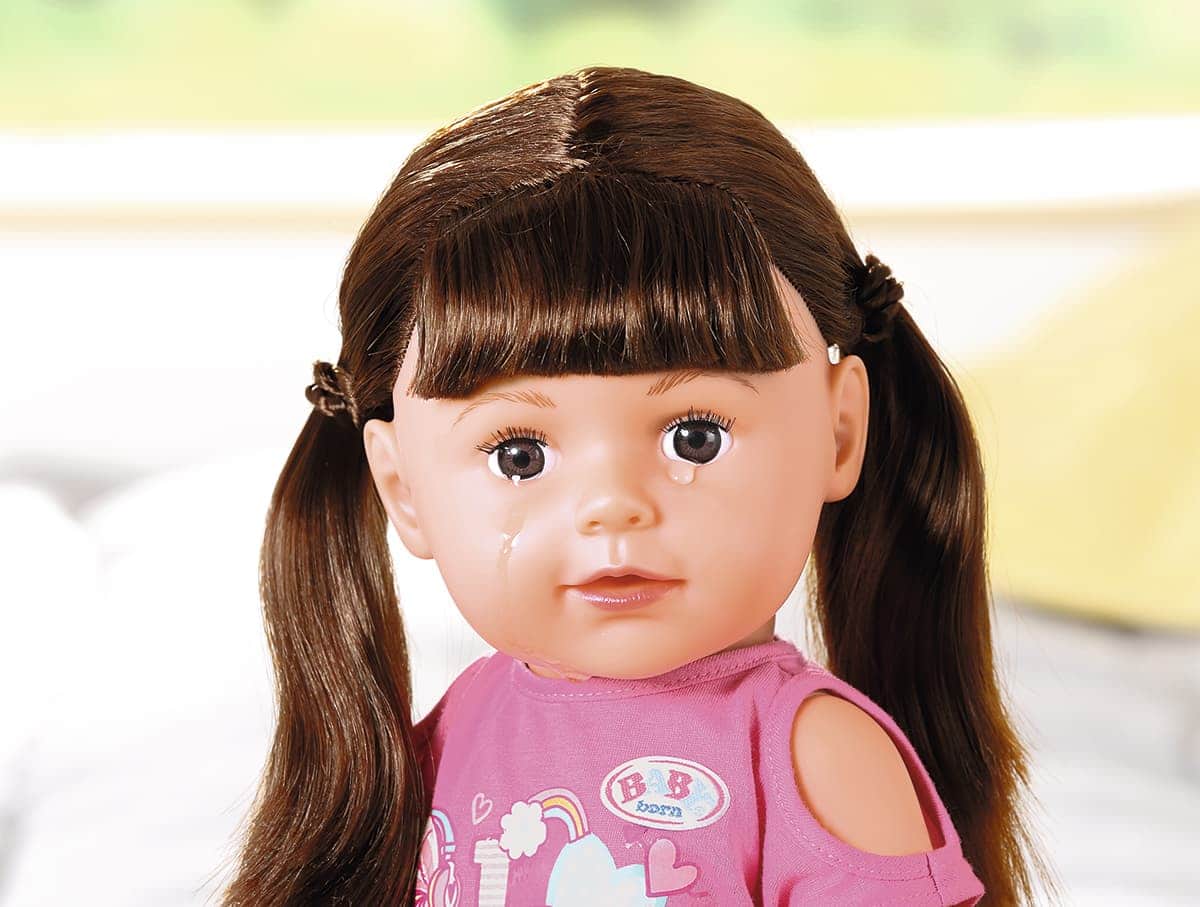 Интерактивная кукла Zapf Creation Baby born Сестричка брюнетка, 43 см, 827-185
