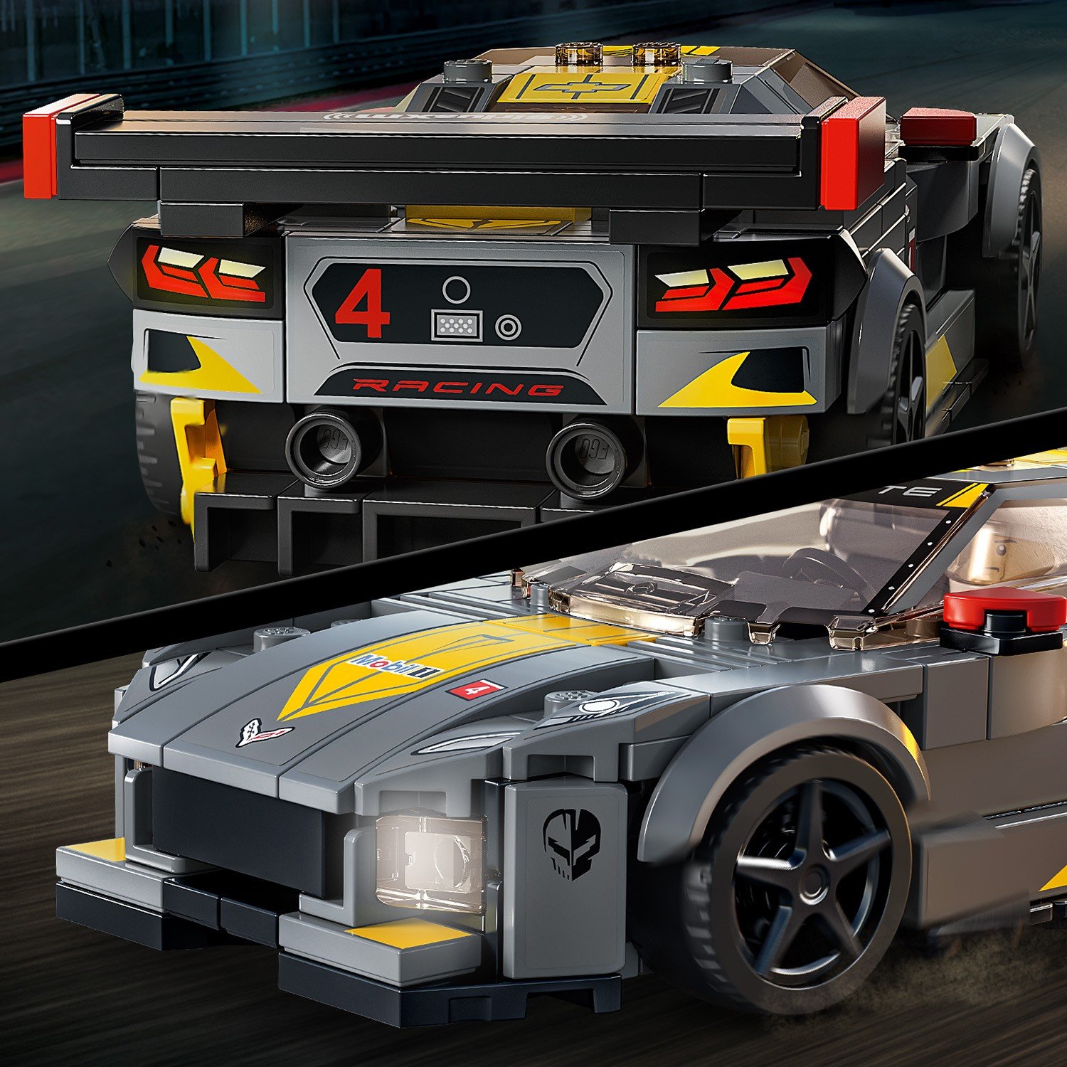 Конструктор LEGO Speed Champions 76903 Chevrolet Corvette C8.R Race Car and 1968 Chevrolet Corvette