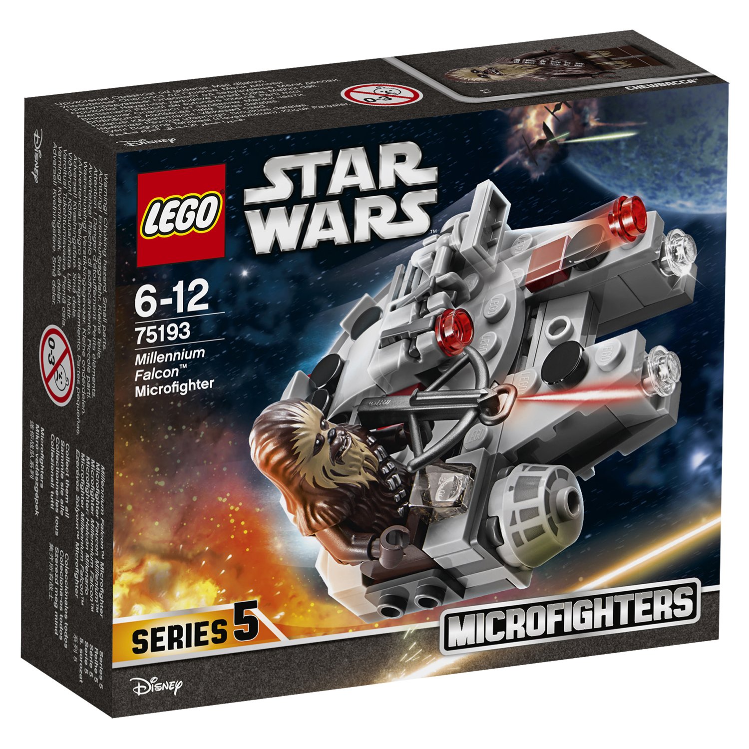 Конструктор LEGO Star Wars 75193 Микрофайтер "Сокол Тысячелетия"