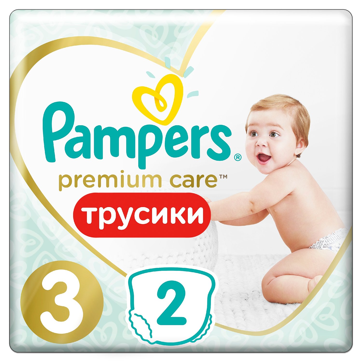 Подгузники-трусики Pampers Premium Care Pants 3 6-11кг 2шт