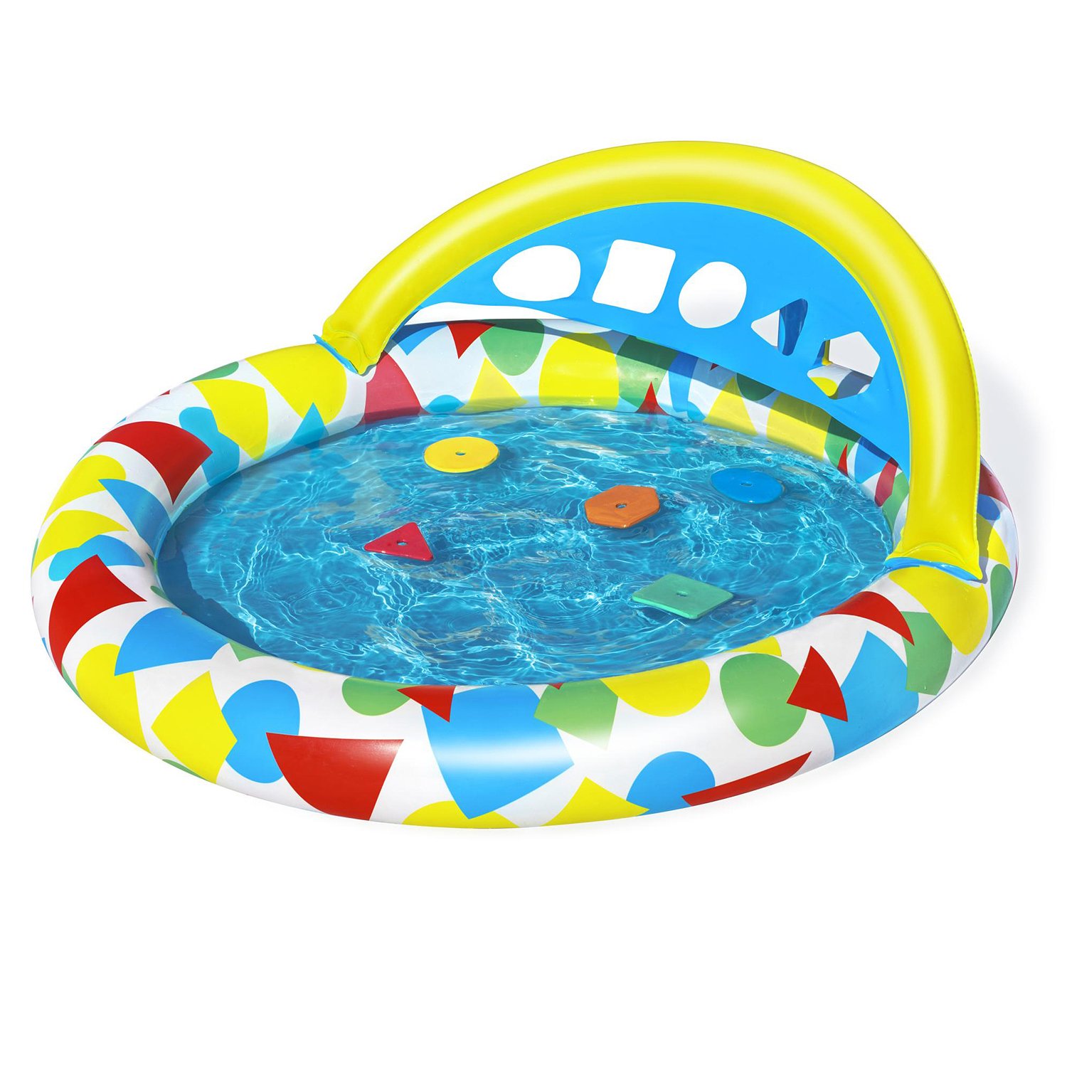 Детский бассейн Bestway Splash & Learn Kiddie Pool 52378, 120 х 117 х 46 см